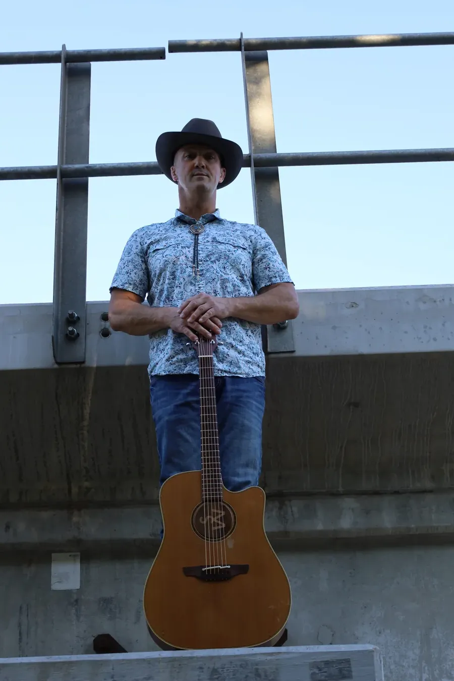 Shawn Wrangler in an urban setting
